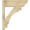 Ekena Millwork Merced Slat Rough Sawn Outlooker, Douglas Fir, 8"W x 24"D x 28"H OUT08X24X28MRC06RDF - alternate 2